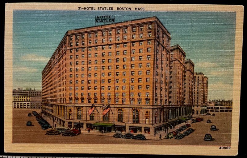 Vintage Postcard 1930-1945 Hotel Statler, Boston, Massachusetts (MA)