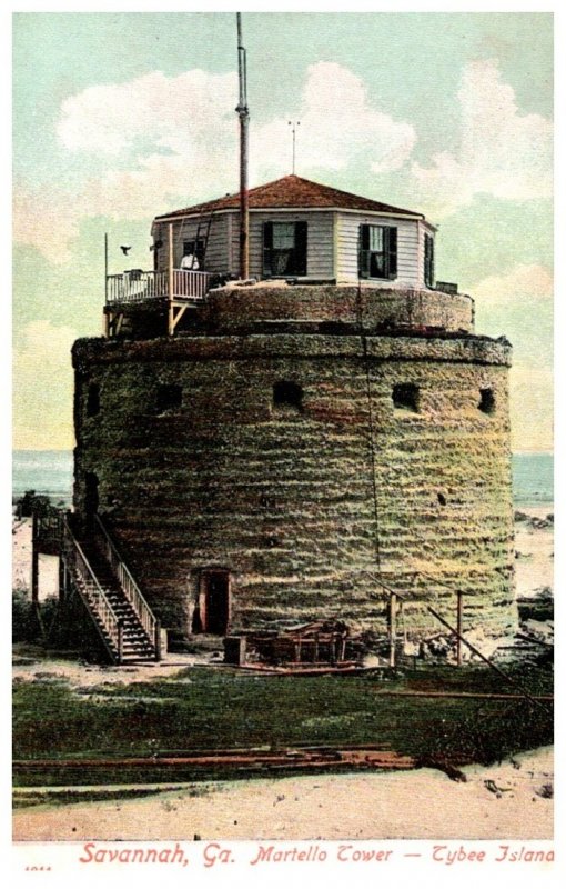 Georgia  Savannah ,  Martello Tower , Cybee Island