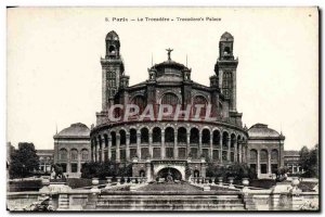 Old Postcard Paris Trocadero