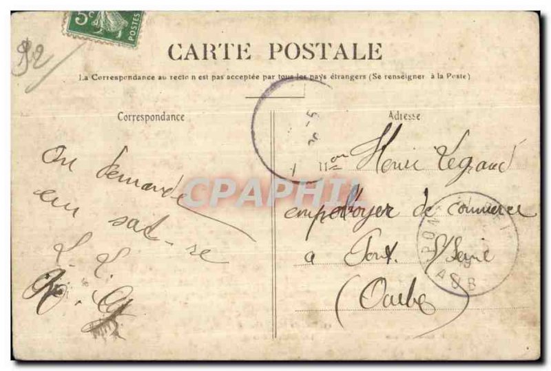 Old Postcard Bois de Boulogne lake saint james