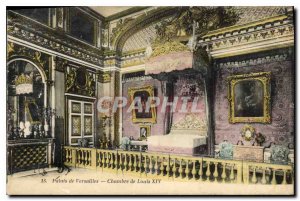 Postcard Old Palace of Versailles Room of Louis XIV