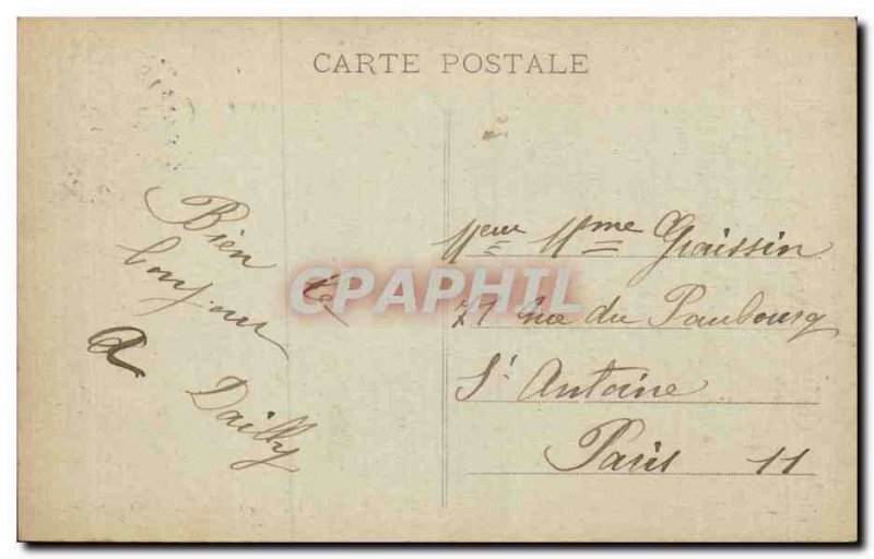 Postcard Old Stone Castle Coudrecieux