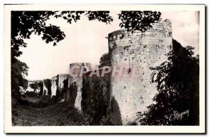 Postcard Old City Chateau Provins high gear towering ramparts