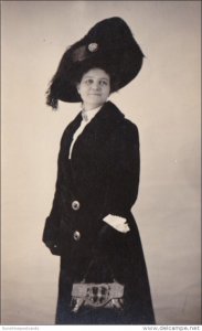 Men Wearing Large Hat Posing Real Photo