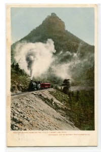 Railroad Train CS & CC Short Line St Peter's Dome Colorado 1907 postcard