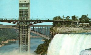 Vintage Postcard 1972 Prospect Point Paul Schoelkopf Tower Niagara Falls NY