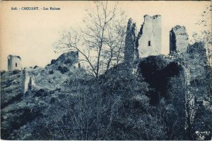 CPA CROZANT Les Ruines (1143601)