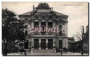 Angouleme - The Theater - Old Postcard