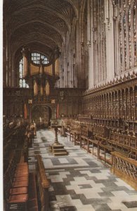 CAMBRIDGE, KING'S COLLEGE CHAPEL CHOIR. Cambridgeshire - Vintage POSTCARD