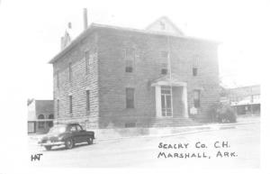 Real Photo  Marshall Arkansas Court House L510