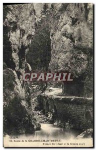 Old Postcard Route Grande Chartreuse Entree Desert Guiers death and