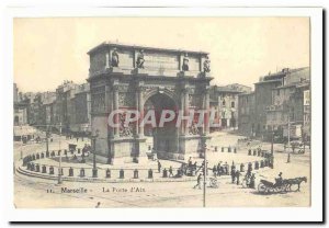 Marseille Old Postcard The door & # 39Aix