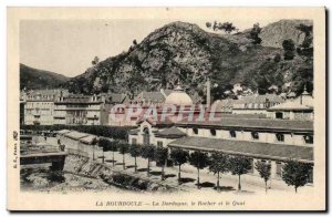 La Bourboule - The Dordogne and the Rock Pier - Old Postcard