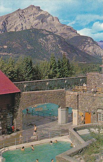 Canada Banff Cave and Basin Swimming Pool Alberta