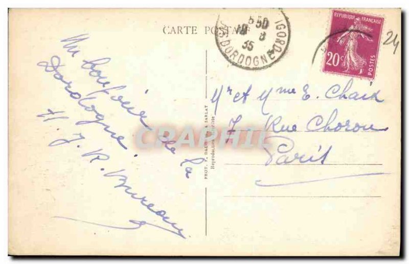 Postcard Old Feudal Chateau Beynac