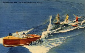 FL - Aquaplaning off a Sunny Beach