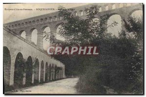 Old Postcard Environs of Aix en Provence Roquefavour