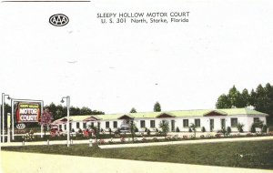 Sleepy Hollow Motor Court, Starke, Florida, standard, chrome