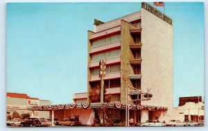 ST. PETERSBURG FEDERAL SAVINGS & LOAN, Florida~ Patriotic Bunting 1950s Postcard