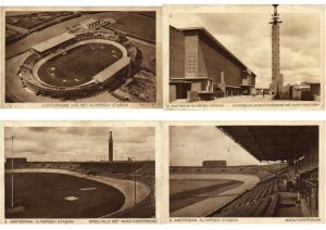 SPORT OLYMPIQUES OLYMPIC STADIUM STADIONS 1928  AMSTERDAM 16 CPA