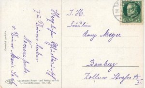 B572 I bring good luck 1918 postcard