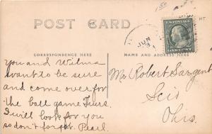 E84/ Carrollton Ohio RPPC Postcard Carroll Co c1910 Presbyterian Church 15