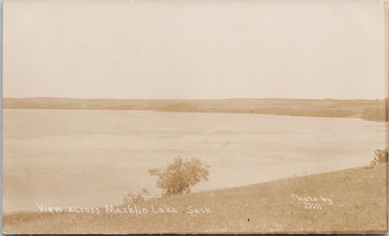Macklin Lake Saskatchewan SK c1910 Dill Real Photo Postcard F95