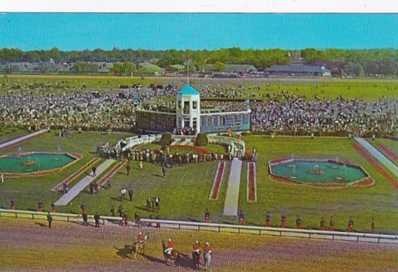 Kentucky Louisville Churchill Downs Infield and Winner's Circle 1973 Hor...