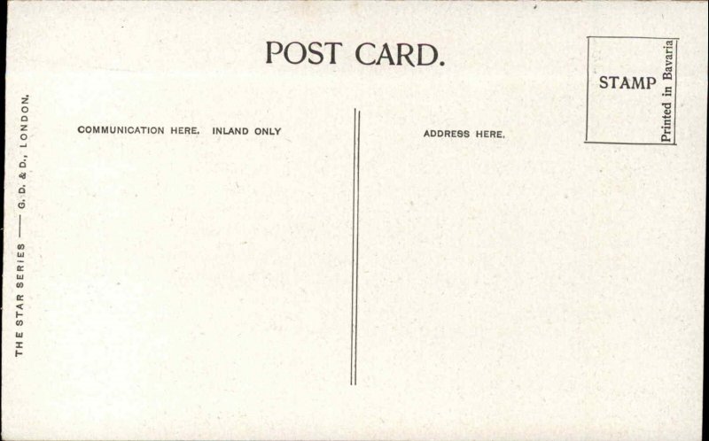 HAMPTON MIDDLESEX Hampton Court Palace Double Decker Bus Vintage Postcard