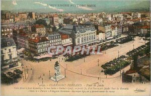 Postcard The Old Picturesque Auvergne Clermont Ferrand Place de Jaude