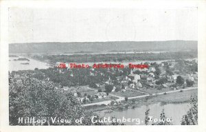 IA, Guttenberg, Iowa, Hilltop View Of City, 1947 PM