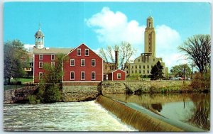 M-94913 Slater Mill and City Hall Pawtucket Rhode Island USA
