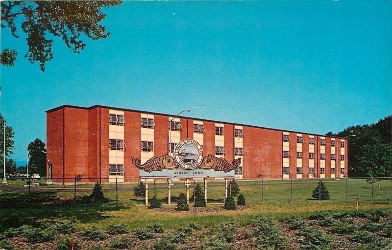 New London-Groton CT Chief Petty Officer's Barracks~Naval Submarine Base 1950s