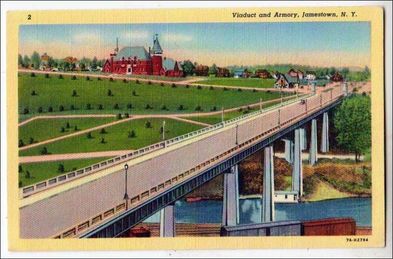 Viaduct & Armory, Jamestown NY