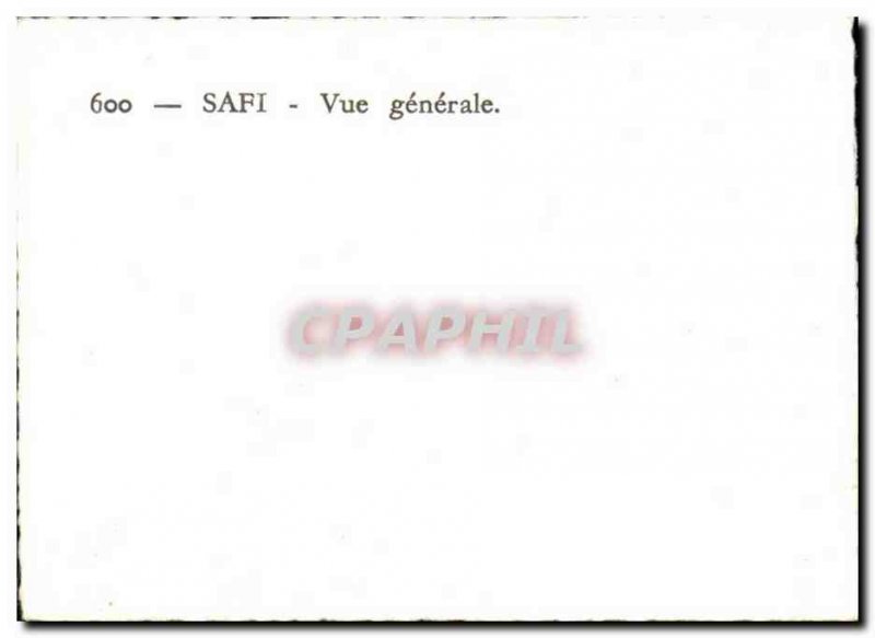Postcard Modern Morocco Safi Vue Generale