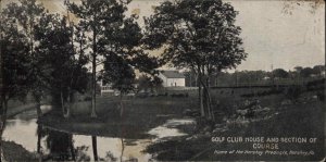 Hershey Pennsylvania PA Golf Club House and Course Undersized c1910 Postcard