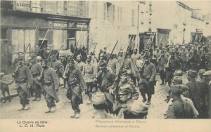 World War 1914-1918 german prisoners at Reims