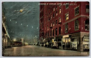 1911 Boardwalk At Tennessee Avenue Atlantic City New Jersey NJ Posted Postcard