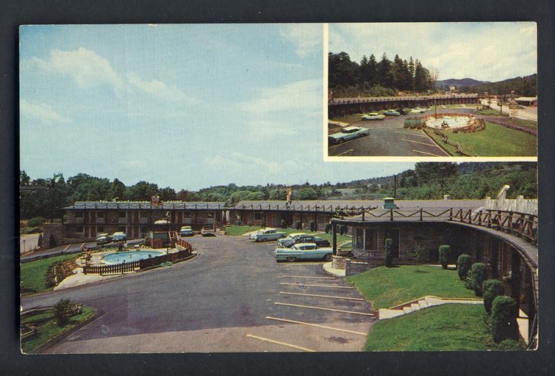 Asheville, North Carolina/NC Postcard, Mountaineers Court-Motel