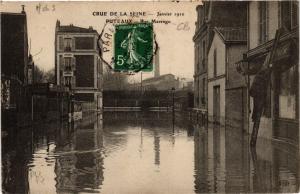 CPA Crue de la Seine - Janvier 1910 - PUTEAUX - Rue Marengo (740541)