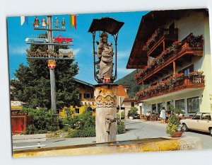 Postcard Am Dorfbrunnen Ruhpolding Germany