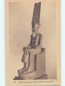 Divided-Back TUTANKHATEN KING TUT STATUE Country Of Egypt hn6429