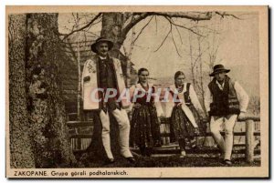 Poland Poland - Zakopane - Folklore - Costumes - Old Postcard