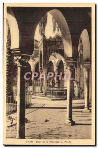 Algeria Oran Old Postcard Court of the Mosque of Pasha