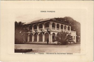 PC BRAZZAVILLE PLATEAU RESIDENCE GOUV. GENERAL FRENCH CONGO (A23992)