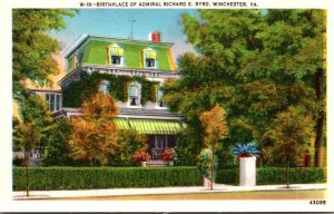 Virginia Winchester Birthplace Of Admiral Richard E Byrd