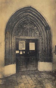 Real Photo 1920's, Berchtesgaden, Germany Beautiful Entry Door, Old Post Card