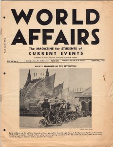 World Affairs Magazine for Students of Current Events 1959 Toronto Politics