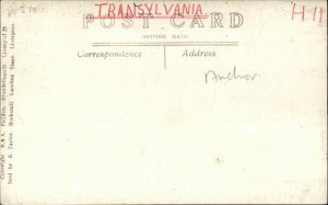 Liverpool England Blundellsands Steamship T.S.S. Transylvania Vintage RPPC PC