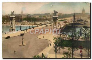 Old Postcard Paris Pont Alexandre III